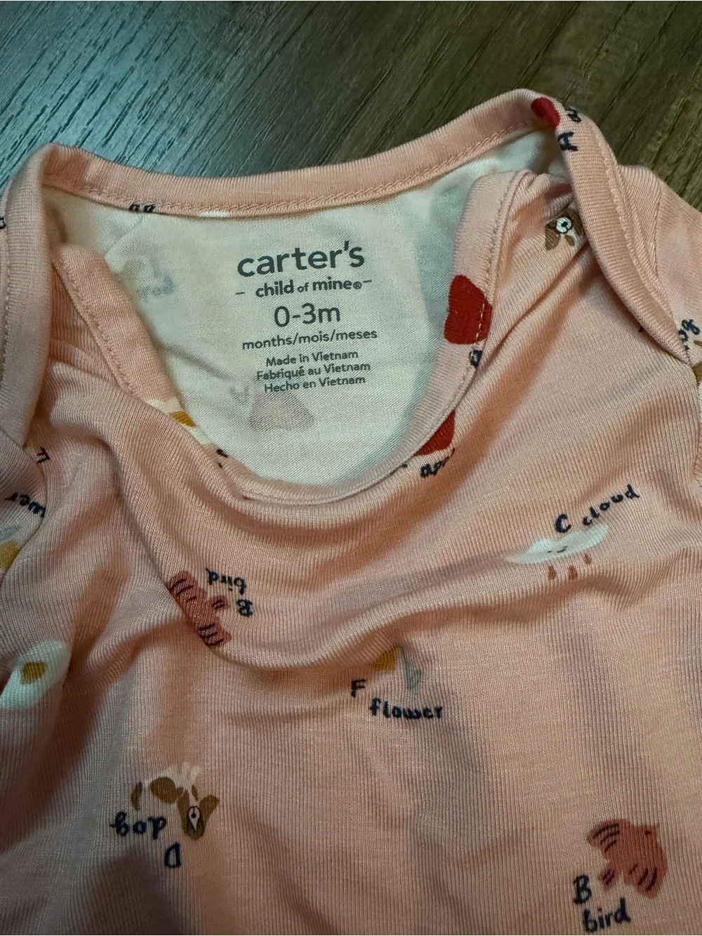Carters •nwt •peachy